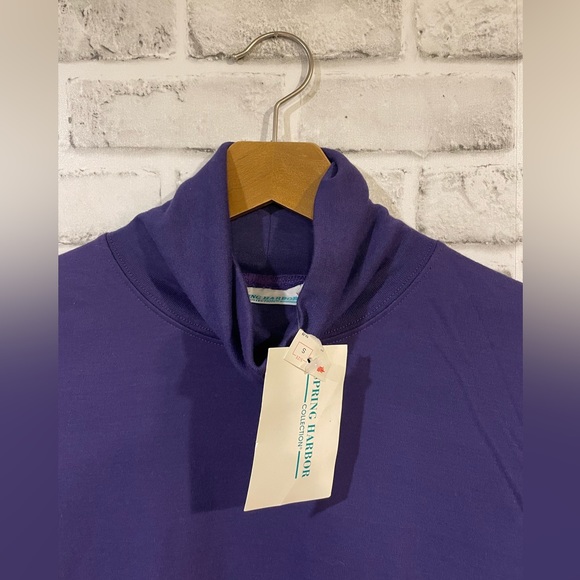 Purple Spring Harbor Turtleneck - Picture 2 of 4